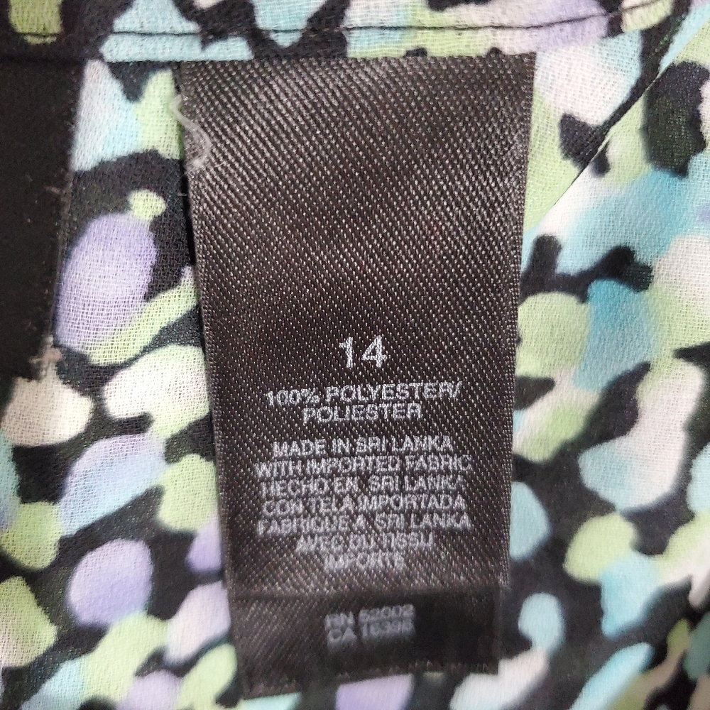 Liz Claiborne Studio Top sz 14 - Picture 7 of 8